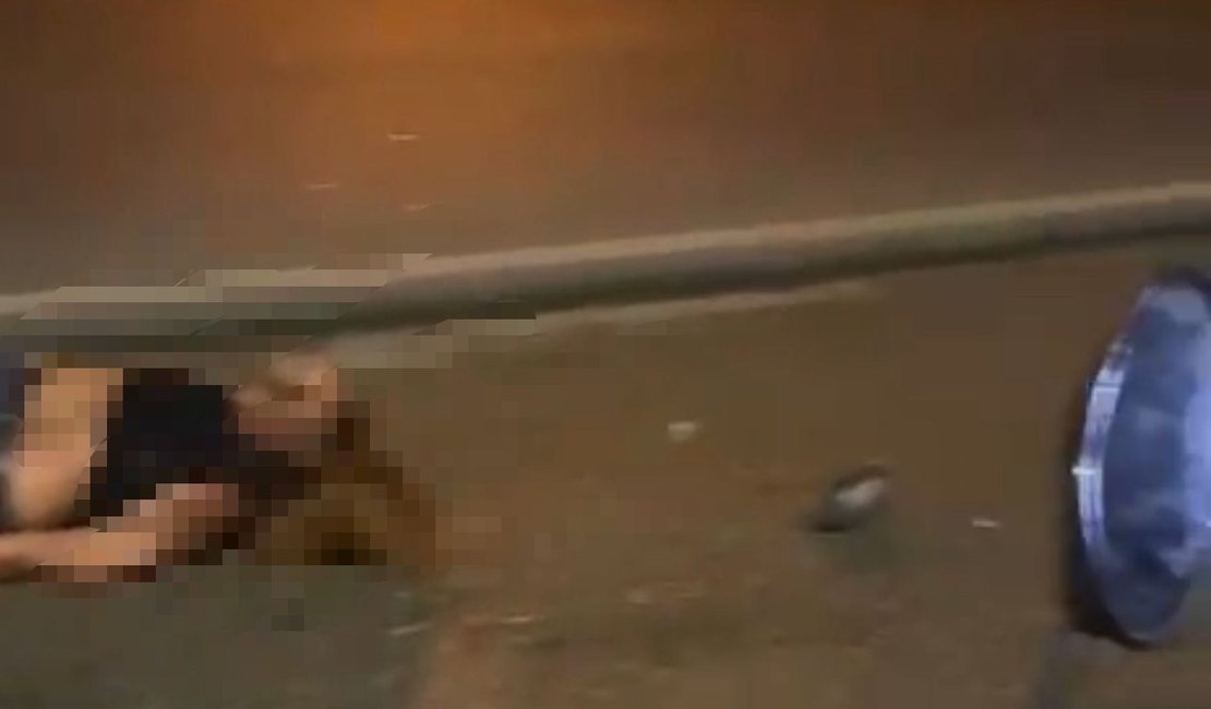 Grave acidente deixa mulher ferida após ser atingida por motociclista em Rio Largo