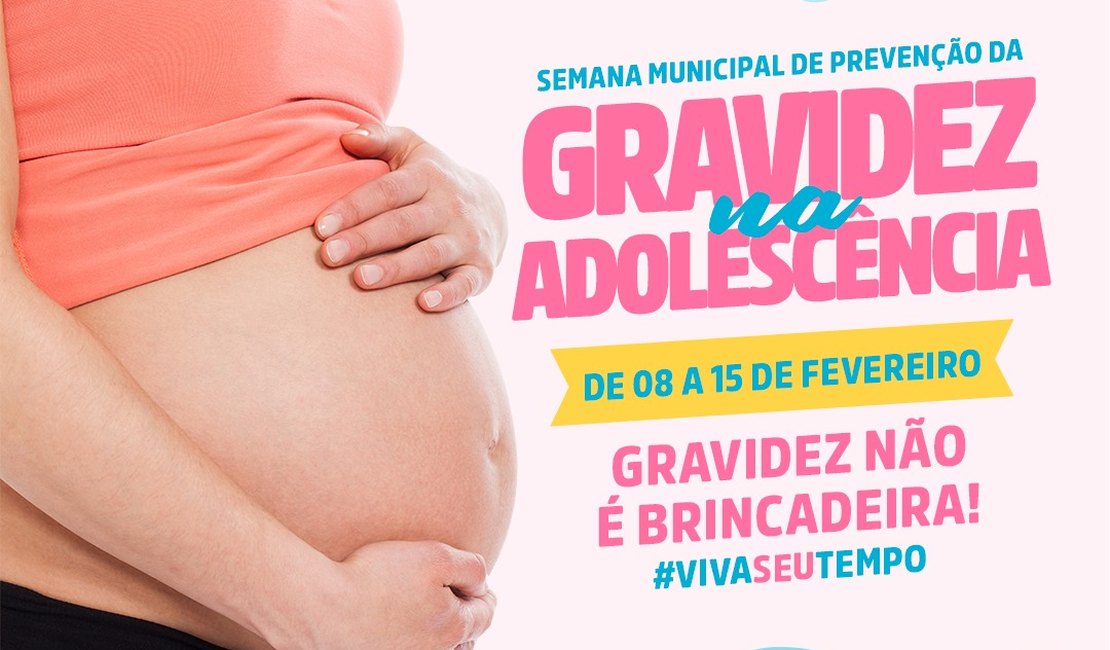 Semana Municipal de Prevenção à Gravidez na Adolescência será realizada em Palmeira