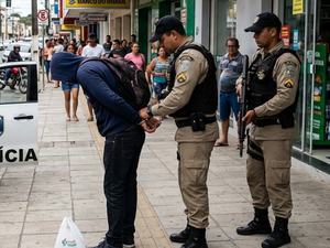 Homem é preso em flagrante após furtar produtos em farmácia no Centro de Palmeira dos Índios