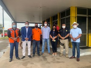 São Sebastião encerra 'Semana do Trânsito' com distribuição de material informativo e brindes