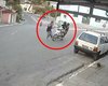 Câmeras flagram momento exato em que homem é atropelado por motocicleta em Coqueiro Seco