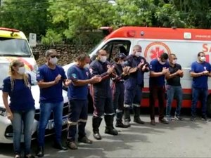 Funcionária do Samu morre por covid-19 e colegas prestam homenagem 