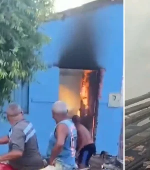 Homem que usava velas por falta de energia morre carbonizado em incêndio em Pão de Açúcar