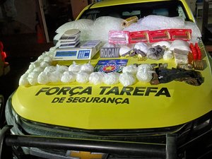 Homem é preso em laboratório de cocaína durante operação deflagrada pela polícia em Arapiraca