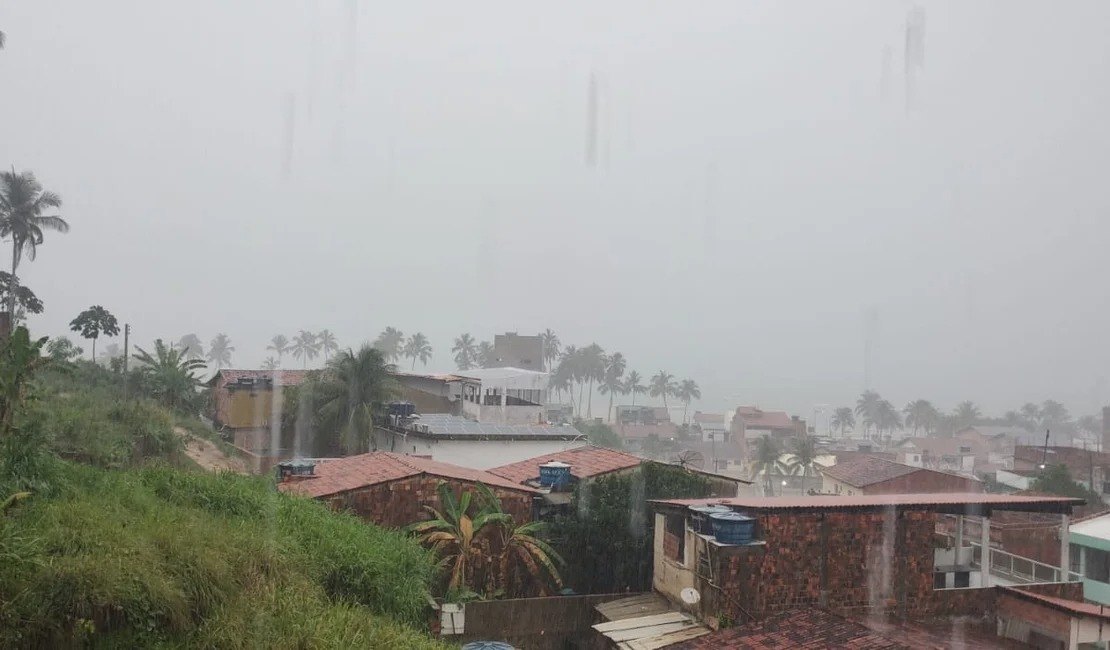 Inmet renova alerta de chuvas para 34 municípios alagoanos