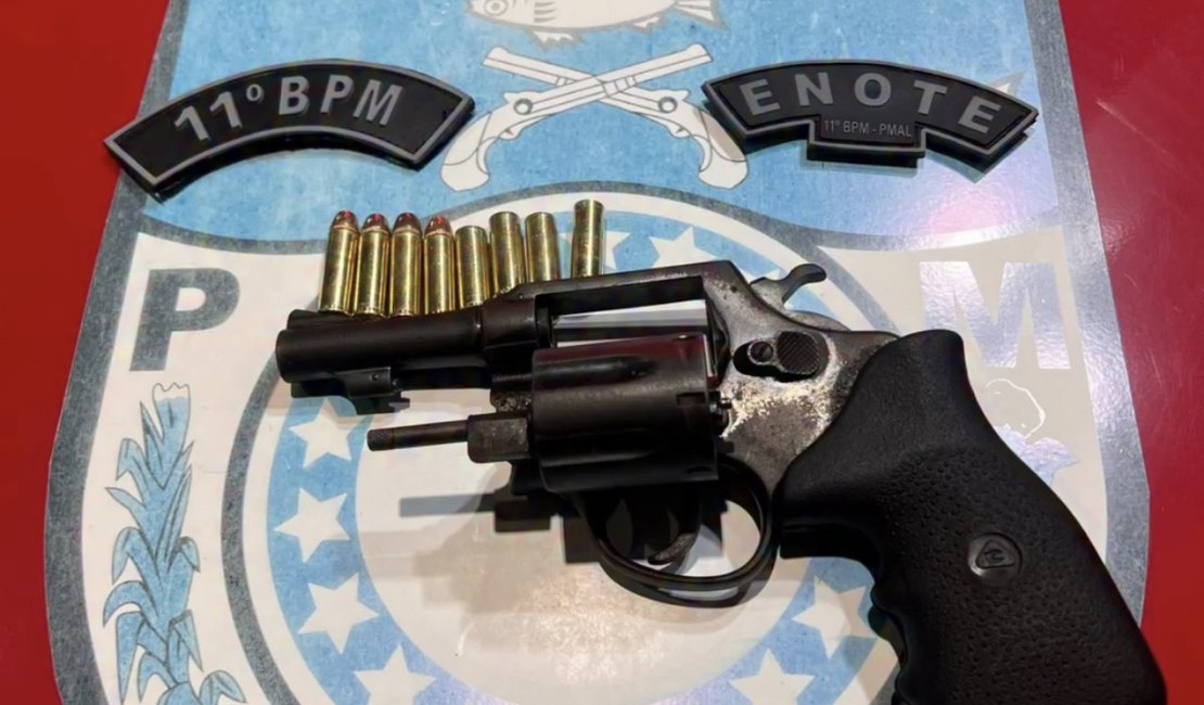 Homem embriagado é preso após efetuar disparos de arma de fogo em Porto Real do Colégio