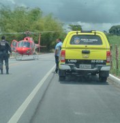 Casal morre em acidente envolvendo três veículos na BR-104, em Murici