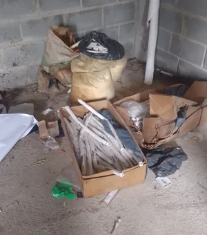 Mais de 109 kg de explosivos são encontrados em antigo prédio empresarial na parte alta