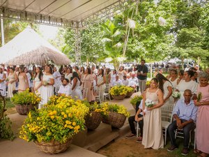 Mais de 70 casais oficializam matrimônio no Arraial da Justiça e Cidadania em Porto Calvo