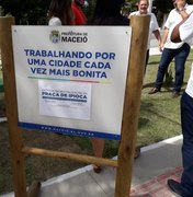 Prefeito Rui Palmeira entrega praça revitalizada em Ipioca