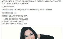 Organizador do show na cidade de Aquidabã anuncia nova atração