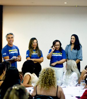 Em reunião com gestores escolares, Rafael Brito reafirma compromisso com a Educação