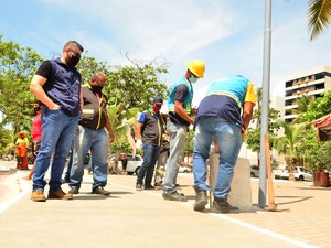 Operação integrada identifica 13 pontos com furto de energia na orla de Maceió