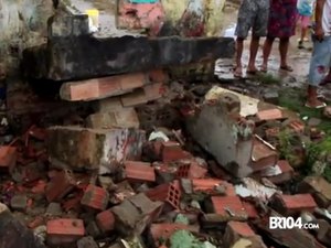 Laje de prédio desaba e mata morador em União dos Palmares