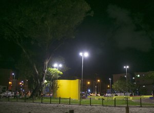 Praça da Bíblia ganha nova iluminação com tecnologia em LED na Jatiúca