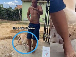 Vídeo: homem é mordido por cachorro ao dançar 'Late Coração'