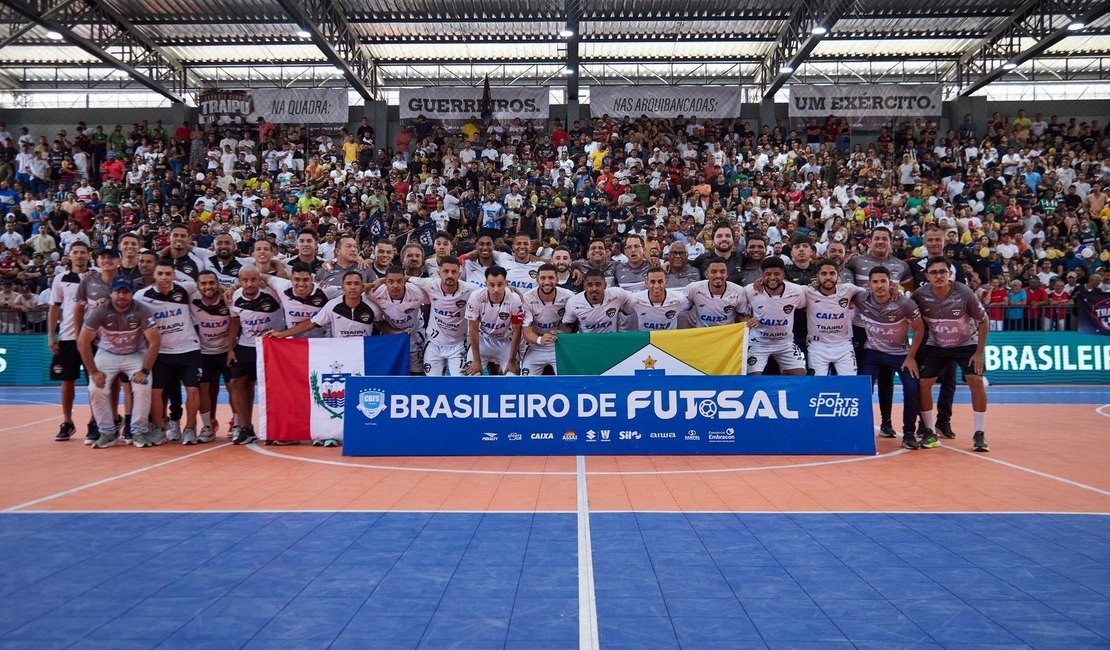Traipu faz história e se consagra vice-campeão brasileiro de futsal