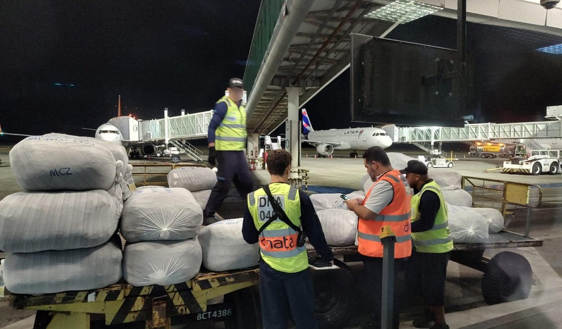 Sefaz flagra mercadorias irregulares no aeroporto Zumbi dos Palmares