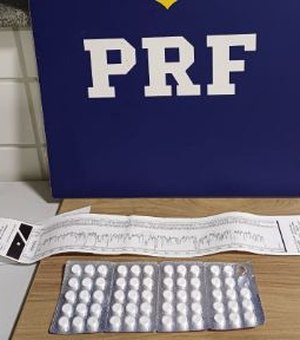 PRF flagra motorista com 56 comprimidos de anfetamina em Rio Largo