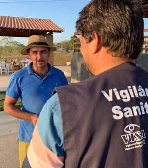 Vigilância Sanitária começa visita a clubes sociais e piscinas particulares de Palmeira