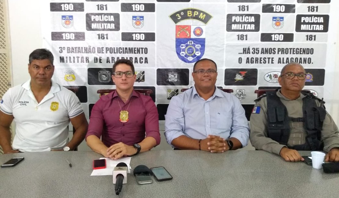 Operação integrada prende acusados de homicídios e tráfico em Arapiraca