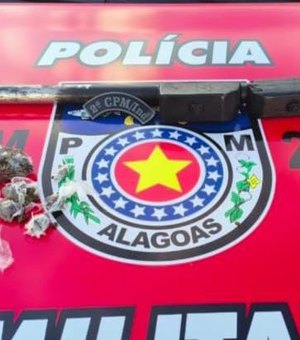 Homem chora ao ser preso pela terceira vez com drogas em Maceió