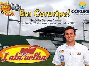 ?Lata Velha? do Caldeirão do Huck estará em Coruripe, na próxima quinta (26)