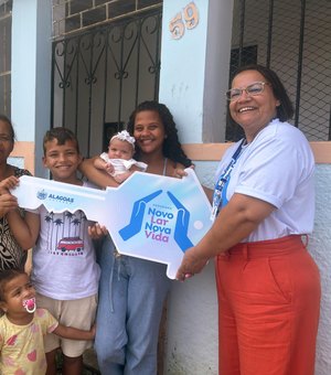 Alagoana que vivia há 15 anos em situação de rua é beneficiada com moradia