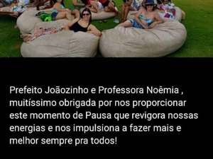 Em dia letivo, Educação de Teotonio leva diretores e coordenadores para hotel fazenda em Paripueira