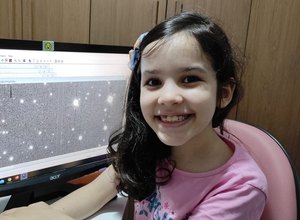 Menina de oito anos se torna caçadora de asteroides no CE: ‘Troco todas as festas por um telescópio’