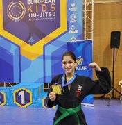 [Vídeo] Alagoana é a grande Campeã do European Kids Jiu Jitsu 2024