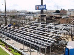 Arquibancada metálica do Coaracy da Mata está interditada para jogo contra o Águia-PA
