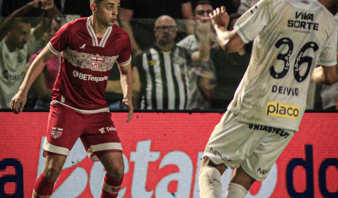 Santos e CRB ficam no empate em jogo de ida pela Copa do Brasil