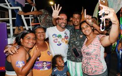 Paulo Dantas entregou mais de 100 ruas asfaltadas no Benedito Bentes