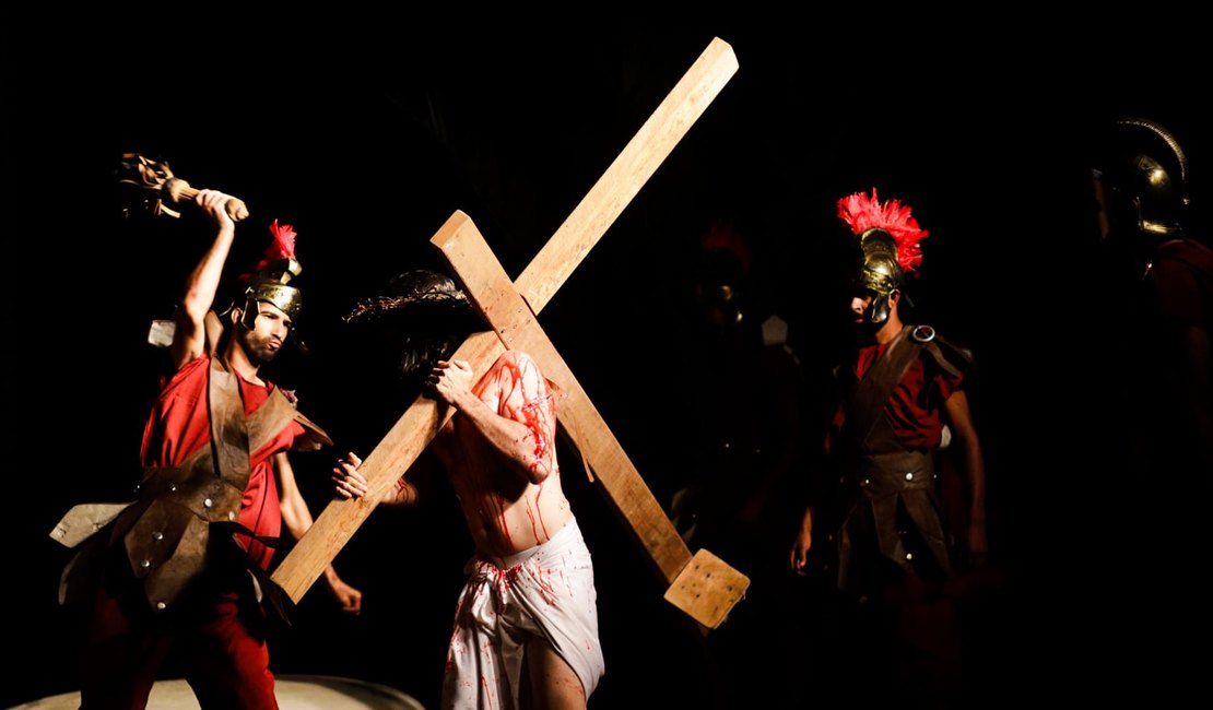 Espetáculo “Rei dos Judeus: Jesus, paixão e ressurreição “ emociona público em Palmeira dos Índios
