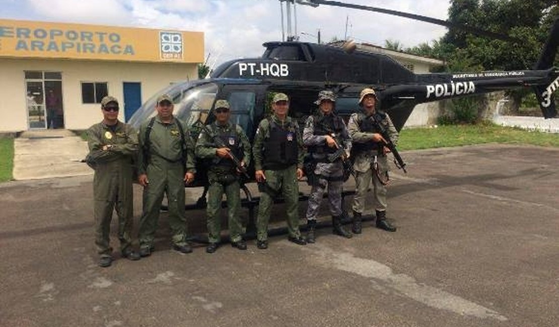 Base aérea da Segurança Pública retorna a Arapiraca