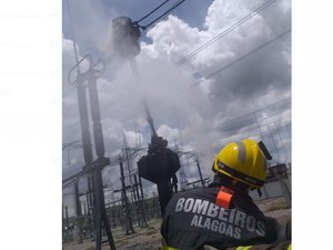 Transformador de substação da Chesf próximo a Piranhas explode e provoca incêndio