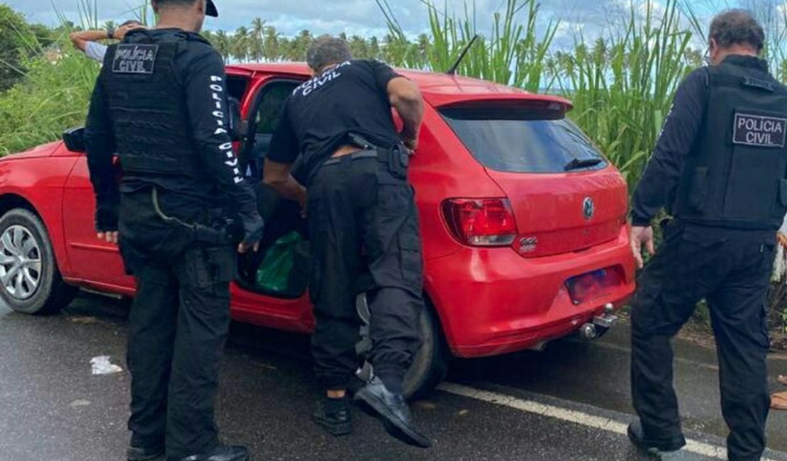 Polícia Civil prende suspeito de arrombar carros na Barra de São Miguel