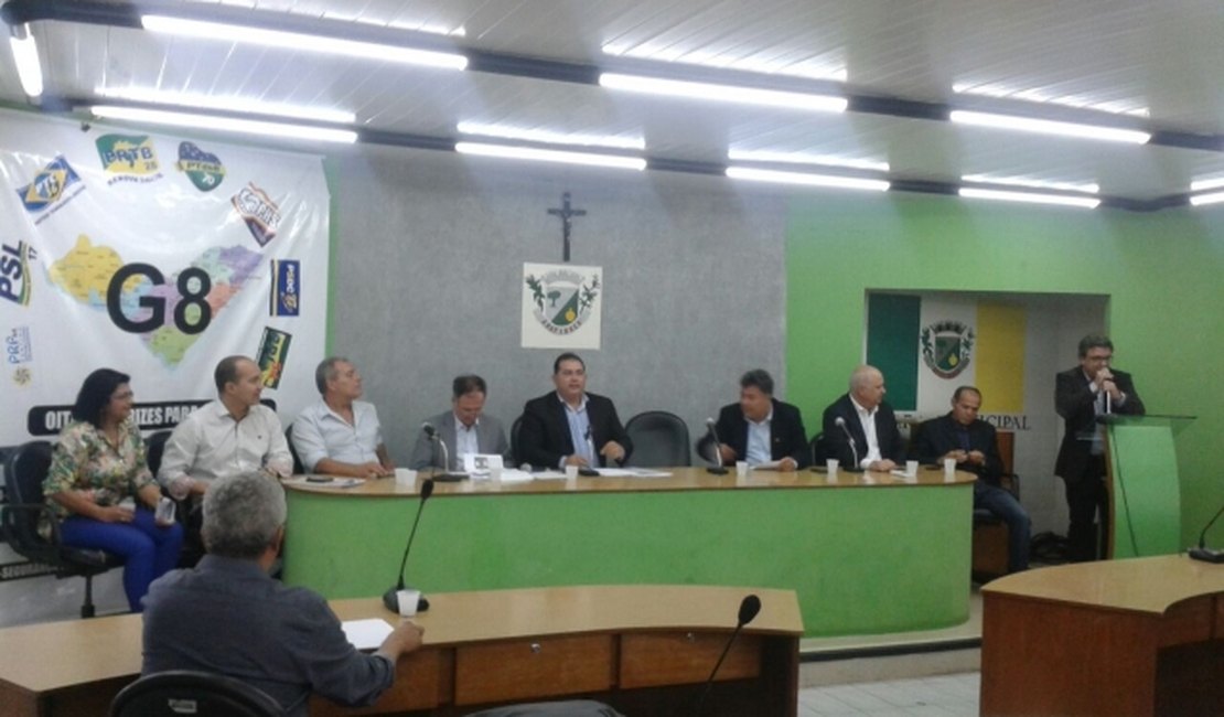 G8 se reúne em Arapiraca para definir destino político no interior