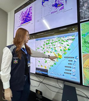 Chuvas: Semarh alerta para estado de atenção neste fim de semana em Alagoas