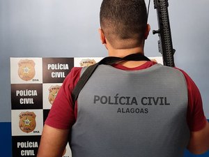 Pistoleiro que estava foragido após homicídio em Arapiraca é preso pela Polícia Civil