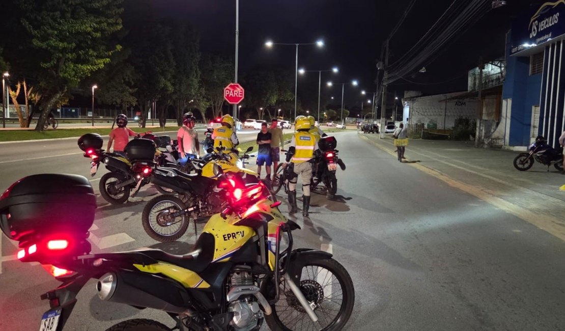 Ronda no Bairro recupera moto roubada e socorre vítima de acidente em Maceió