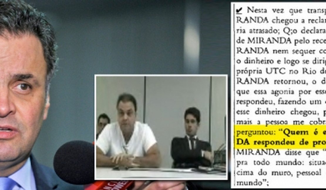 Delator aponta propina para Aécio de R$ 300 mil