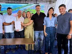 Obra de nova ponte viabilizada por Arthur Lira liga comunidades rurais em Igreja Nova