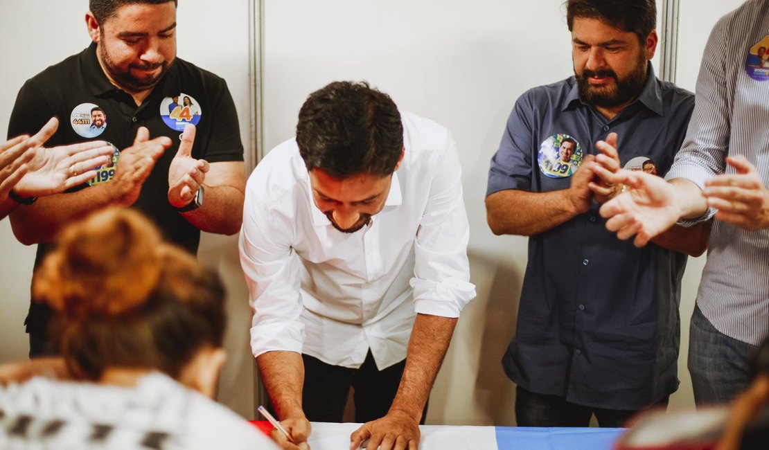 Termo de compromisso: Rodrigo garante manutenção do Programa do Leite de Alagoas