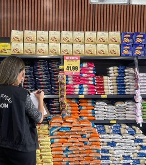 Procon Maceió revela que custa da cesta básica varia entre R$ 90,06 e R$ 196,77