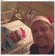 Pai de Ronaldo Fenômeno é internado e craque passa Natal no hospital
