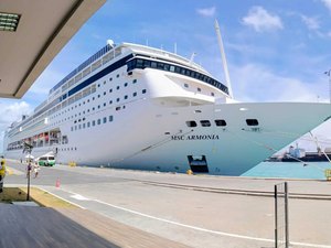 Programa Saúde no Porto atende turistas que desembarcaram de cruzeiro em Maceió