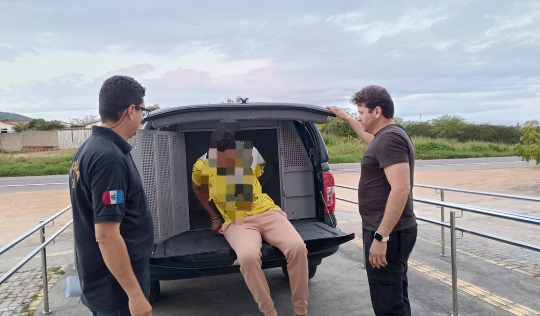 Polícia Civil prende em Cacimbinhas homem acusado de tráfico de drogas