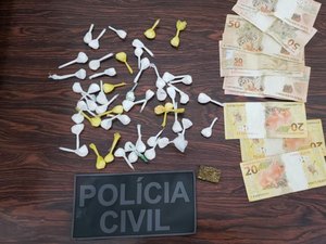 Tráfico de entorpecentes é interceptado pela polícia